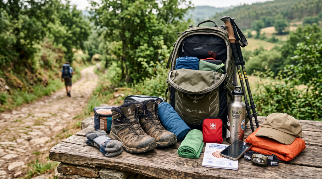 O que levar na mochila para os Caminhos de Santiago